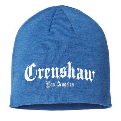 Crenshaw Los Angeles California Hood Sustainable Beanie