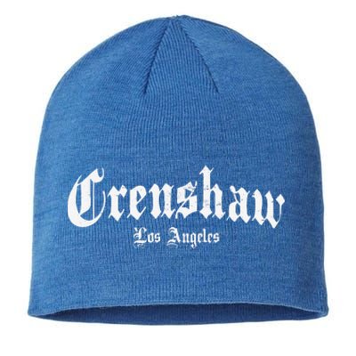 Crenshaw Los Angeles California Hood Sustainable Beanie