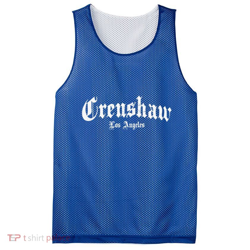 Crenshaw Los Angeles California Hood Mesh Reversible Basketball Jersey Tank