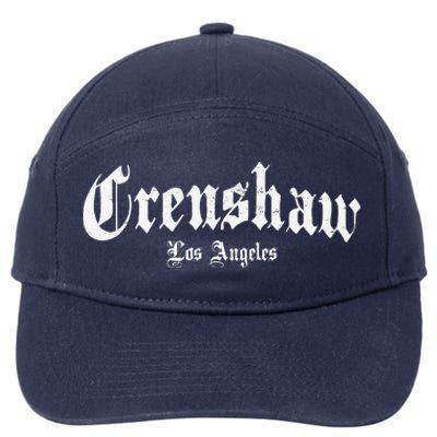 Crenshaw Los Angeles California Hood 7-Panel Snapback Hat