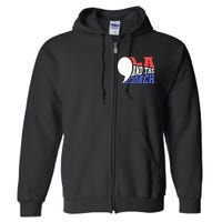 Comma La And The Coach Kamala Harris & Tim Walz Full Zip Hoodie