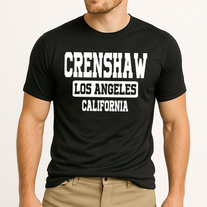 Crenshaw Los Angeles California South Central Hip Hop Gangsta Rap Cooling Performance Crew T-Shirt