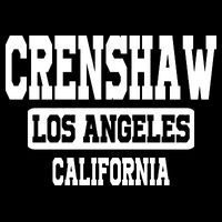 Crenshaw Los Angeles California South Central Hip Hop Gangsta Rap Cooling Performance Crew T-Shirt