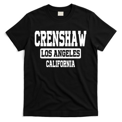 Crenshaw Los Angeles California South Central Hip Hop Gangsta Rap T-Shirt