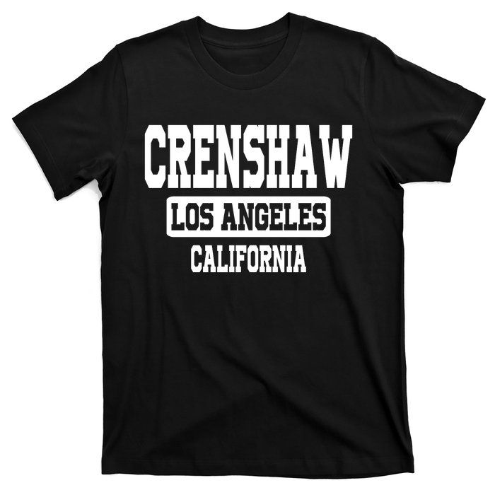 Crenshaw Los Angeles California South Central Hip Hop Gangsta Rap T-Shirt