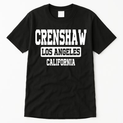Crenshaw Los Angeles California South Central Hip Hop Gangsta Rap Tall T-Shirt