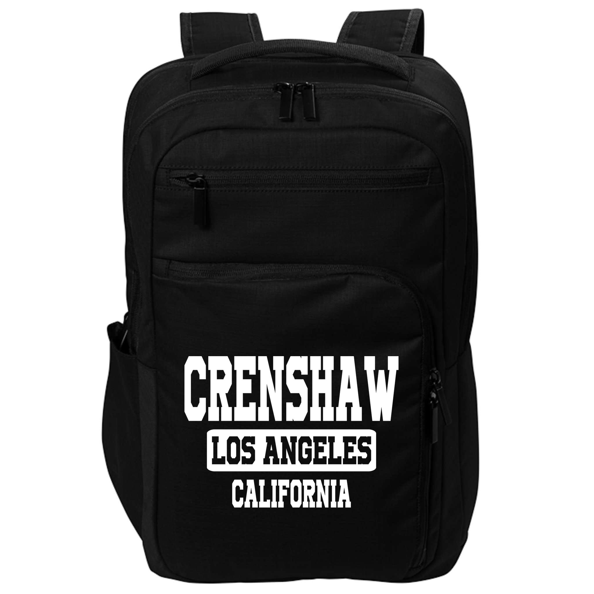 Crenshaw Los Angeles California South Central Hip Hop Gangsta Rap Impact Tech Backpack