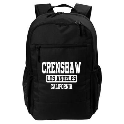 Crenshaw Los Angeles California South Central Hip Hop Gangsta Rap Backpack