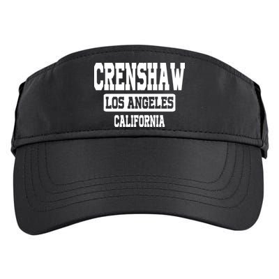 Crenshaw Los Angeles California South Central Hip Hop Gangsta Rap Adult Drive Performance Visor