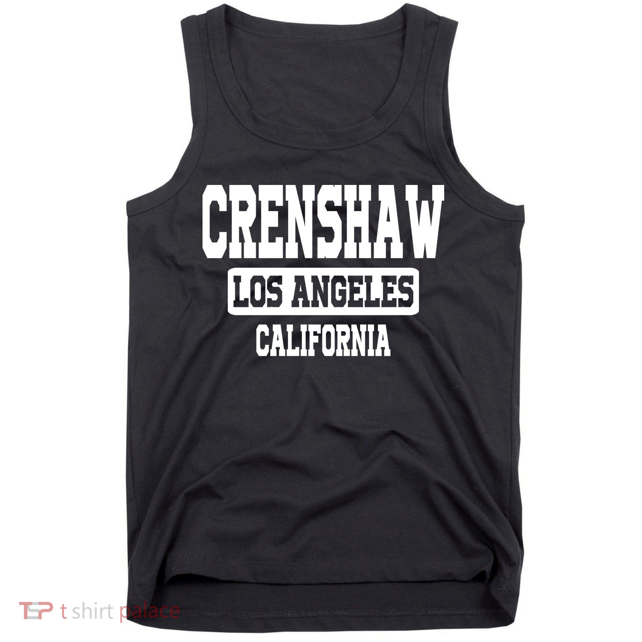 Crenshaw Los Angeles California South Central Hip Hop Gangsta Rap Tank Top