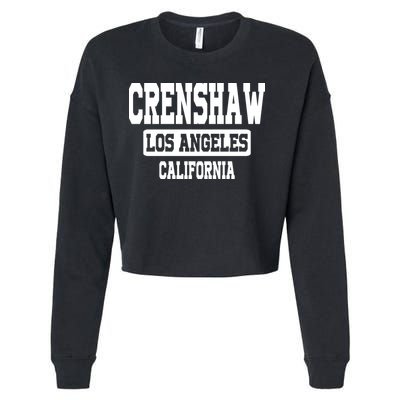 Crenshaw Los Angeles California South Central Hip Hop Gangsta Rap Cropped Pullover Crew