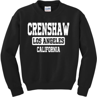 Crenshaw Los Angeles California South Central Hip Hop Gangsta Rap Kids Sweatshirt