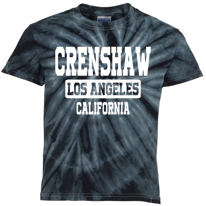 Crenshaw Los Angeles California South Central Hip Hop Gangsta Rap Kids Tie-Dye T-Shirt