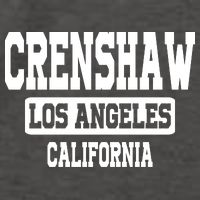 Crenshaw Los Angeles California South Central Hip Hop Gangsta Rap Vector Backpack