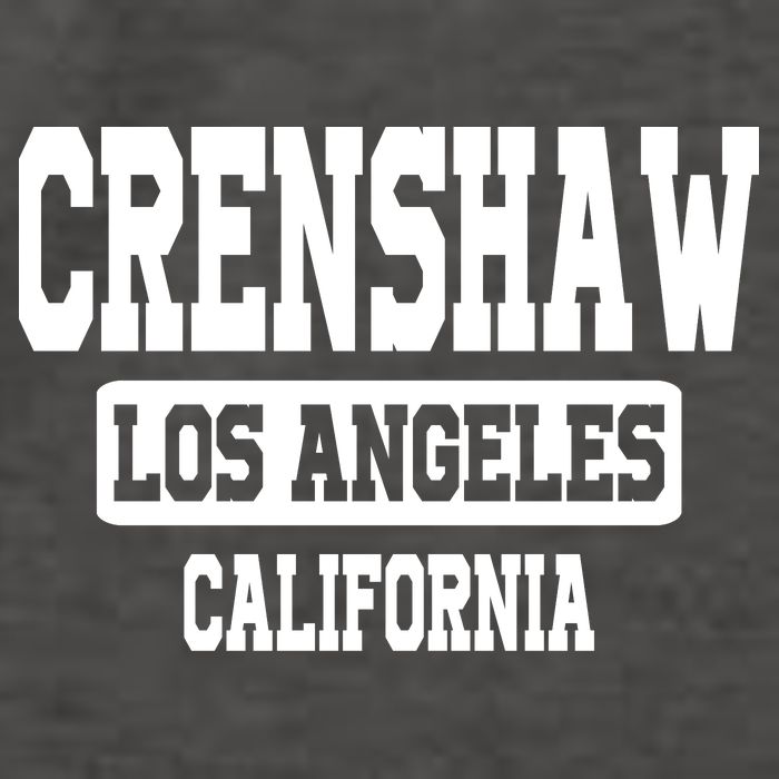 Crenshaw Los Angeles California South Central Hip Hop Gangsta Rap Vector Backpack