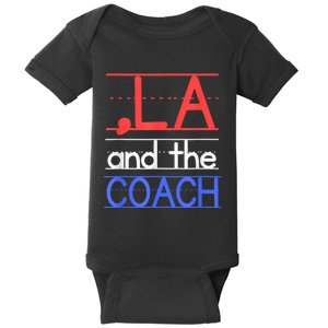 Comma La And The Coach Harris Walz 2024 Educators Baby Bodysuit