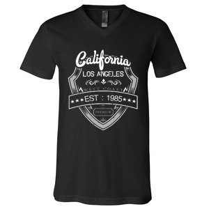 California Los Angeles V-Neck T-Shirt