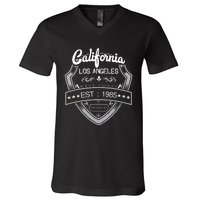 California Los Angeles V-Neck T-Shirt