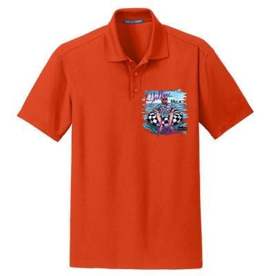 Chillin Like A Felon Retro Pink Summer Funny Trump 2024 Dry Zone Grid Polo