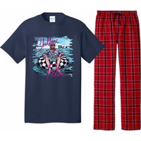 Chillin Like A Felon Retro Pink Summer Funny Trump 2024 Pajama Set