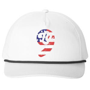 Comma La American Flag Kamala Harris Snapback Five-Panel Rope Hat