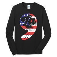 Comma La American Flag Kamala Harris Tall Long Sleeve T-Shirt