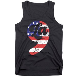 Comma La American Flag Kamala Harris Tank Top