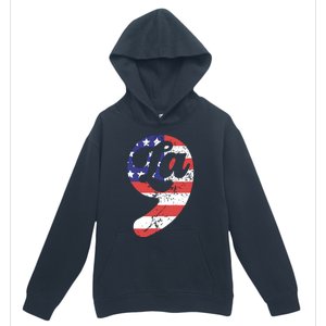 Comma La American Flag Kamala Harris Urban Pullover Hoodie