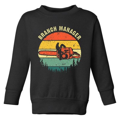 Cool Lumberjack Art Men Women Arborist Logger Branch Manager Toddler Sweatshirt