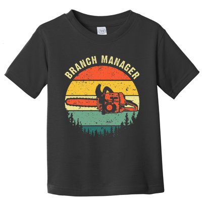 Cool Lumberjack Art Men Women Arborist Logger Branch Manager Toddler T-Shirt