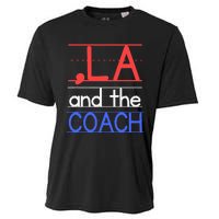 Comma La And The Coach Harris Walz 2024 Educators Cooling Performance Crew T-Shirt