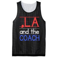 Comma La And The Coach Harris Walz 2024 Educators Mesh Reversible Basketball Jersey Tank