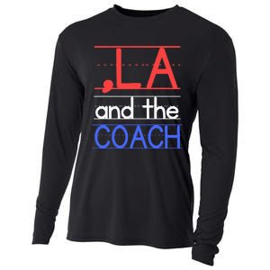 Comma La And The Coach Harris Walz 2024 Educators Cooling Performance Long Sleeve Crew