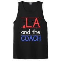 Comma La And The Coach Harris Walz 2024 Educators PosiCharge Competitor Tank