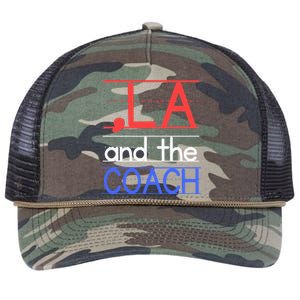 Comma La And The Coach Harris Walz 2024 Educators Retro Rope Trucker Hat Cap