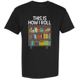 Cute Library Art For  Book Reader School Librarian Garment-Dyed Heavyweight T-Shirt