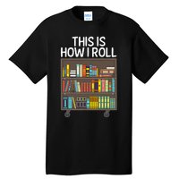 Cute Library Art For  Book Reader School Librarian Tall T-Shirt