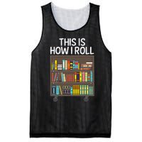 Cute Library Art For  Book Reader School Librarian Mesh Reversible Basketball Jersey Tank