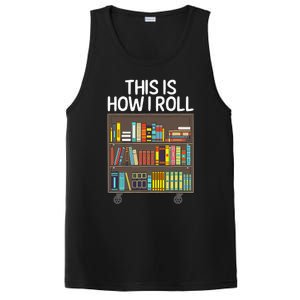 Cute Library Art For  Book Reader School Librarian PosiCharge Competitor Tank