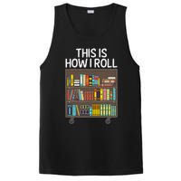 Cute Library Art For  Book Reader School Librarian PosiCharge Competitor Tank