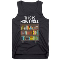 Cute Library Art For  Book Reader School Librarian Tank Top