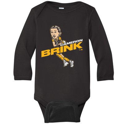 Caricature Los Angeles Basketball Baby Long Sleeve Bodysuit