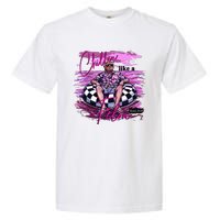 Chillin Like A Felon Retro Summer Pink Garment-Dyed Heavyweight T-Shirt