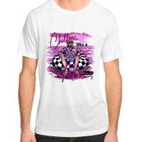 Chillin Like A Felon Retro Summer Pink Adult ChromaSoft Performance T-Shirt