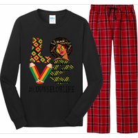 Counselor Love Afro African American Black History Month Long Sleeve Pajama Set