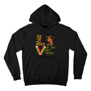 Counselor Love Afro African American Black History Month Tall Hoodie