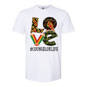 Counselor Love Afro African American Black History Month Softstyle CVC T-Shirt