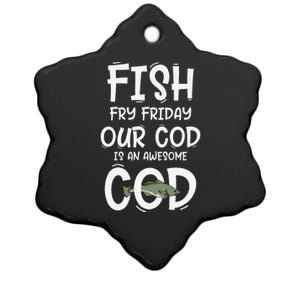 Catholic Lent And Easter Christian Lenten Fish Fry Friday Ceramic Star Ornament