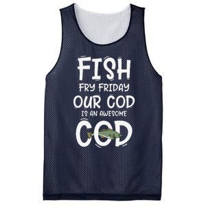 Catholic Lent And Easter Christian Lenten Fish Fry Friday Mesh Reversible Basketball Jersey Tank