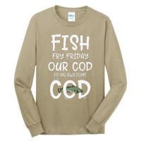 Catholic Lent And Easter Christian Lenten Fish Fry Friday Tall Long Sleeve T-Shirt